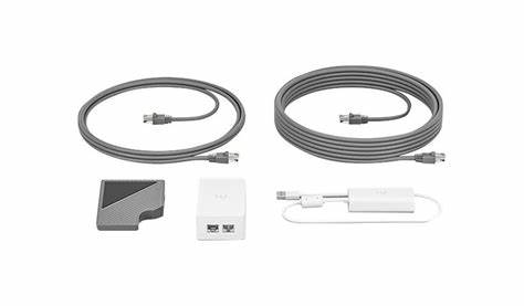 [952-000019] Logitech Cat5e Kit Video conferencing accessory kit - for Logitech Base Bundle, RoomMate + MeetUp + Tap IP; Room Solution Base Bundle, HUDDLE 